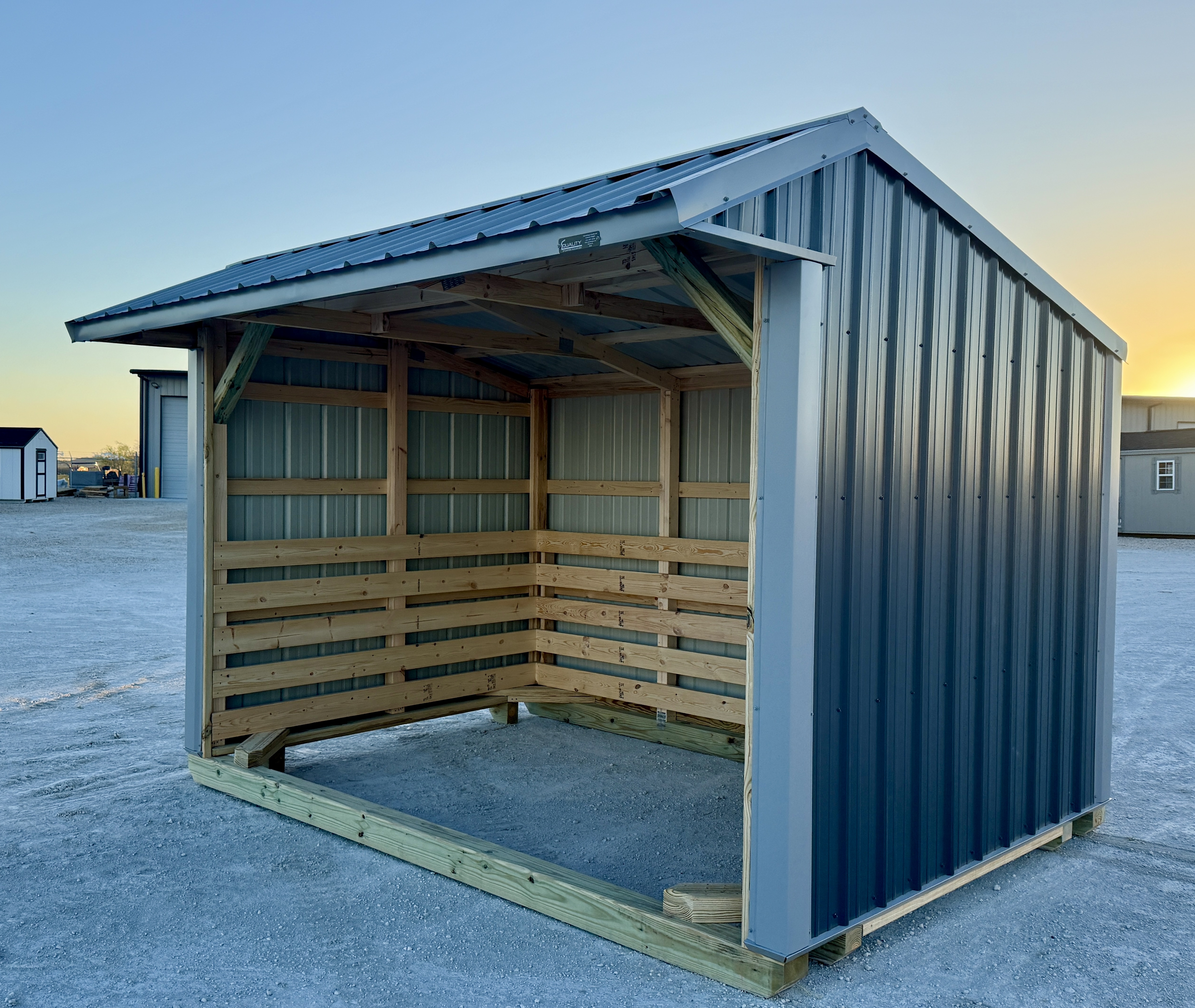 8x12 Run-in Shed #6047