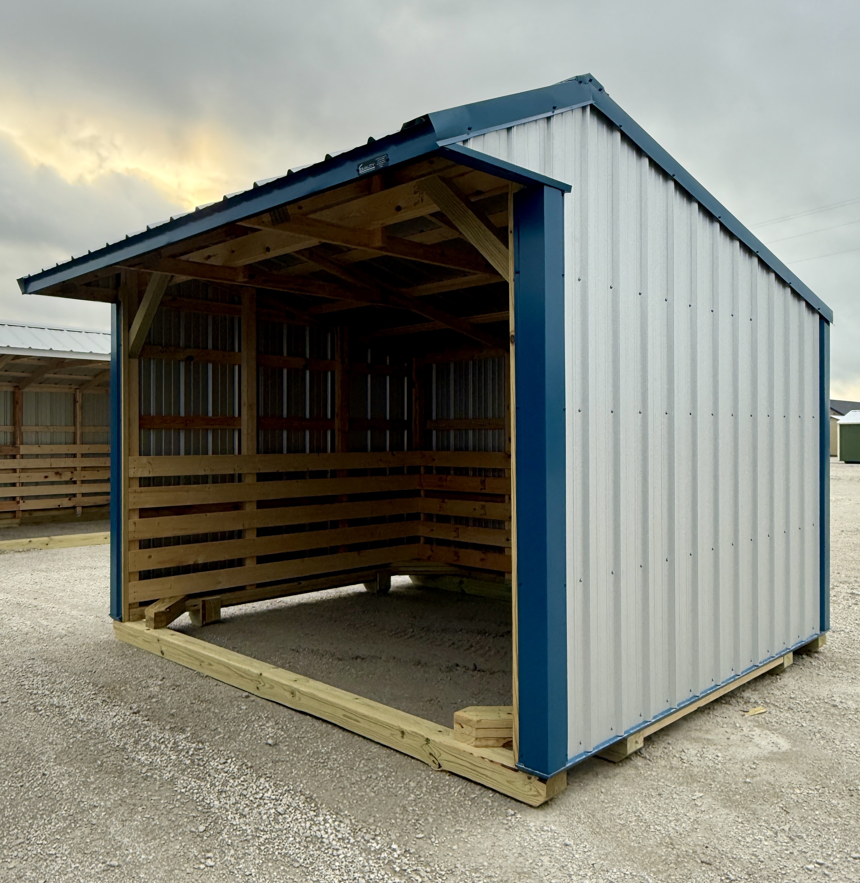 10x12 Metal Run-in Shed #6385