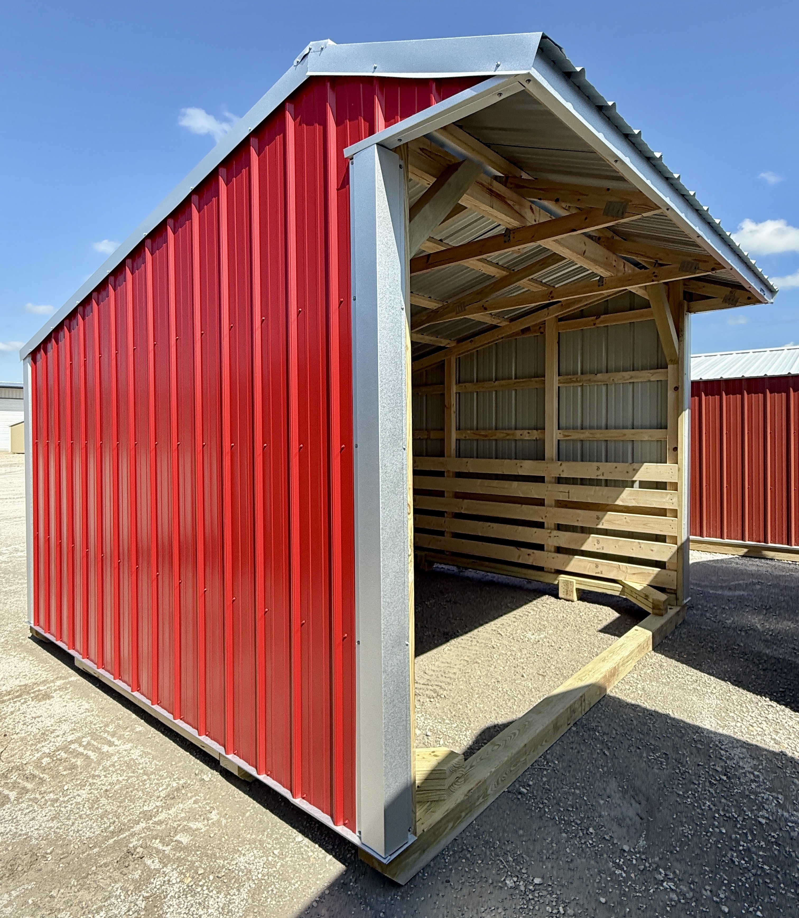 12x12 Metal Run-in Shed #6513