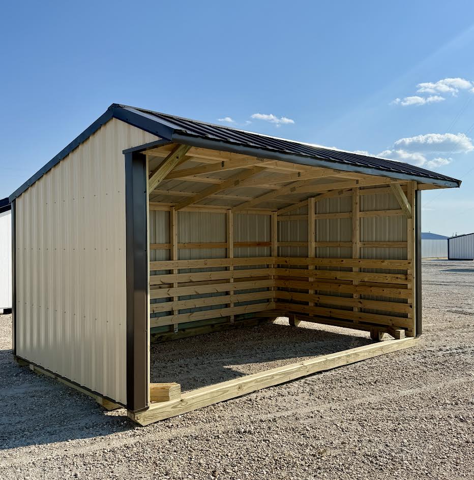10x16 Metal Run-in Shed #6970