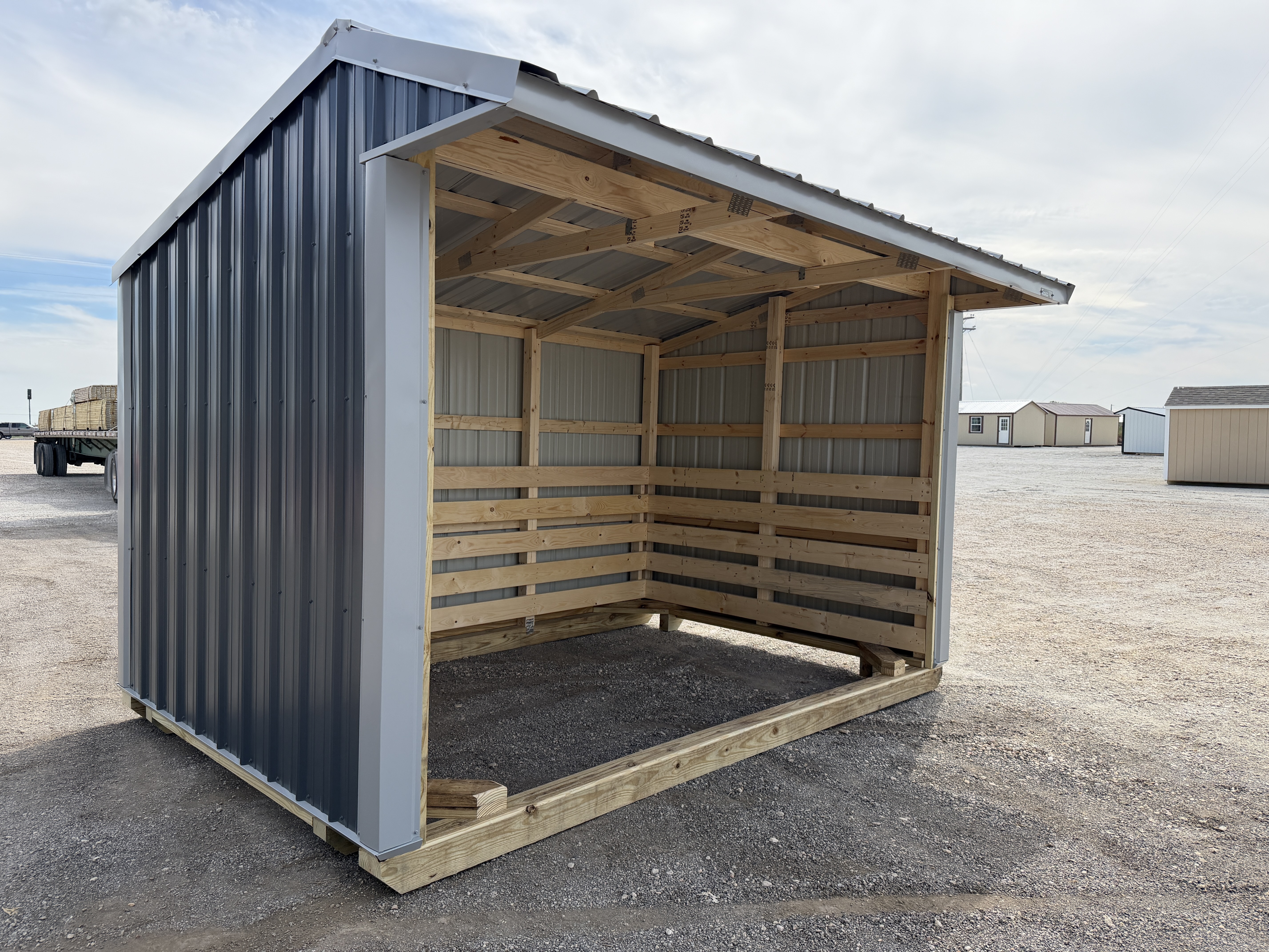 8x12 Run-in Shed #7096