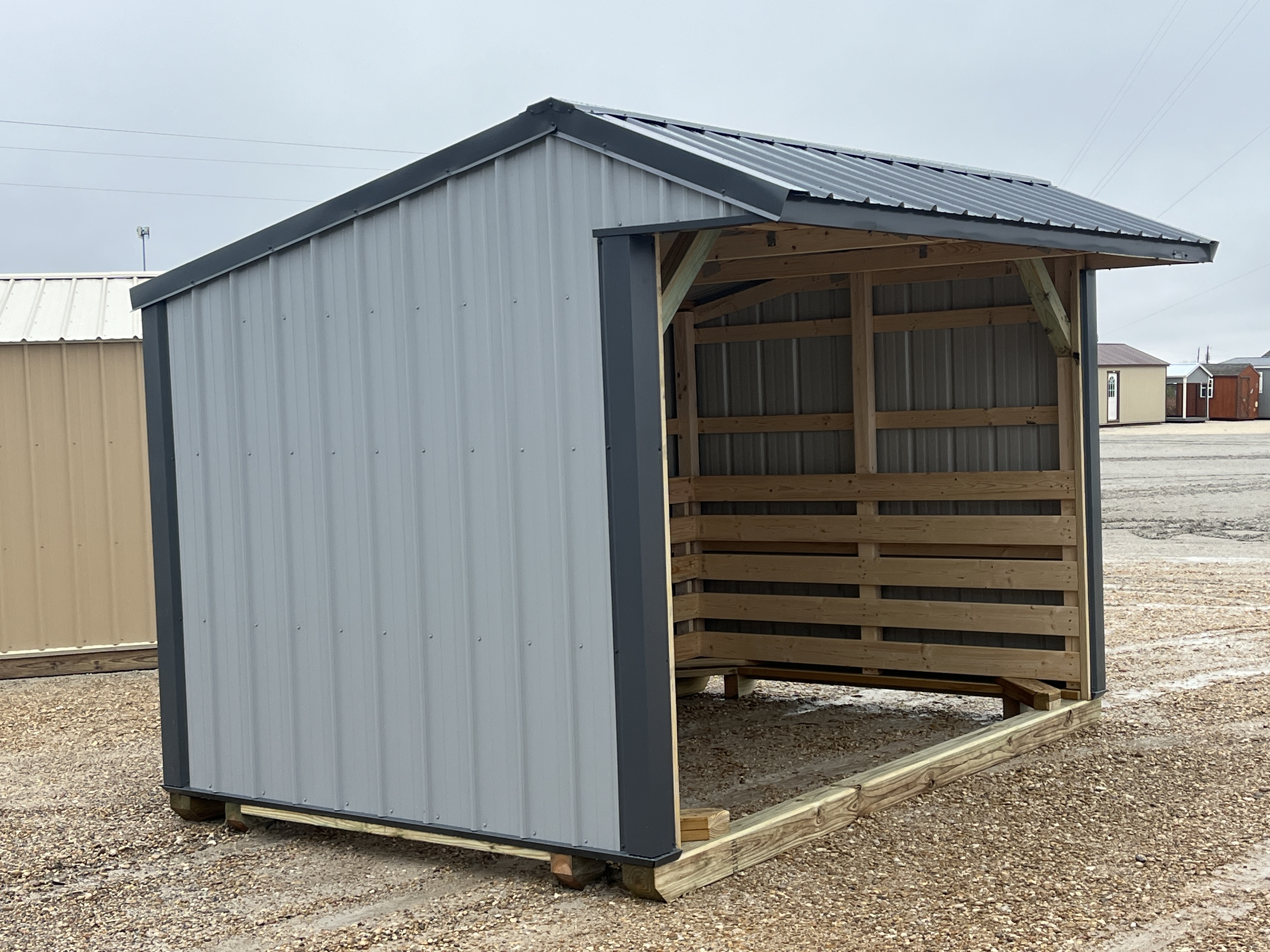 8x12 Run-in Shed #7413