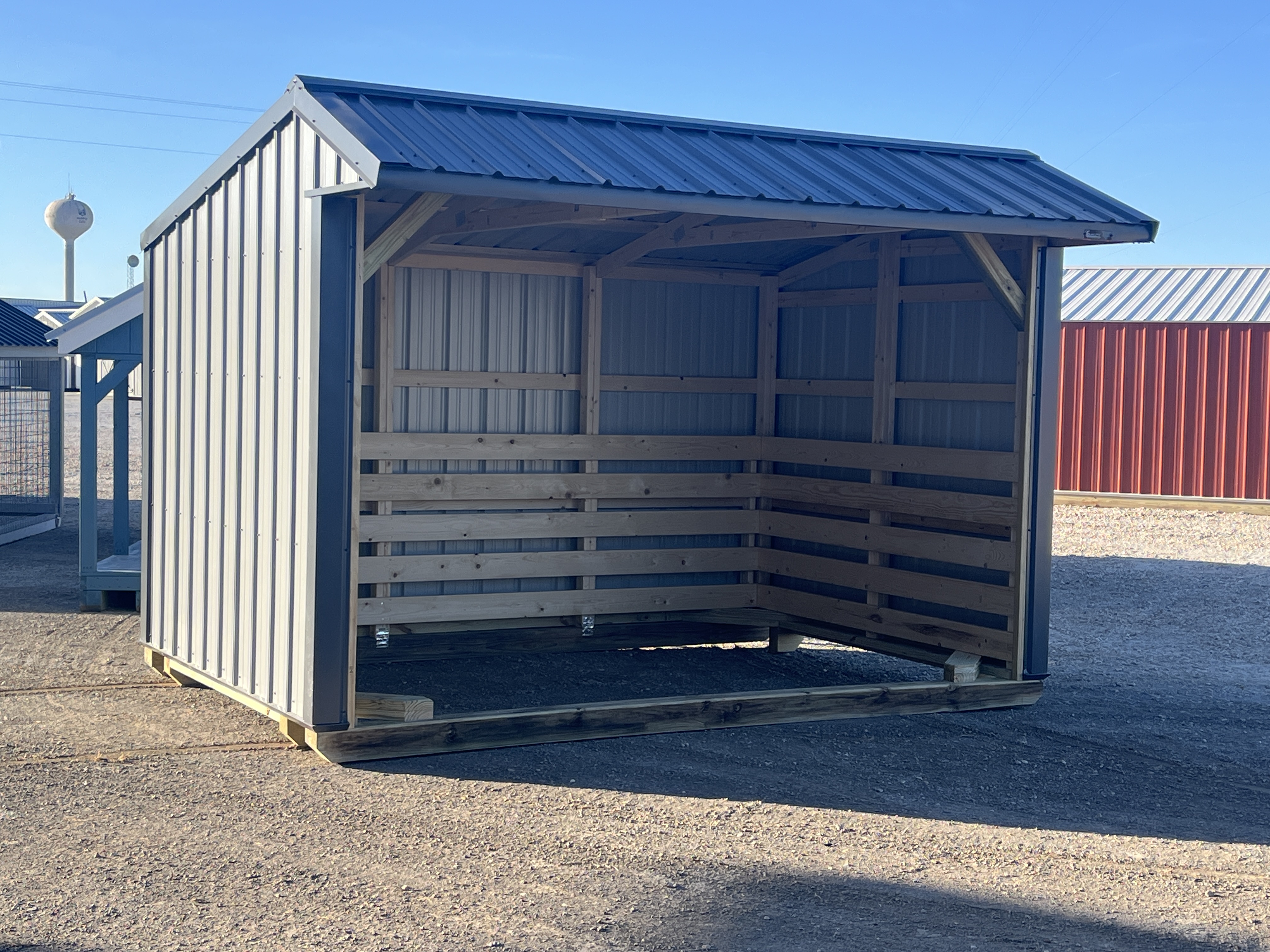 8x12 Metal Run-in Shed #7531