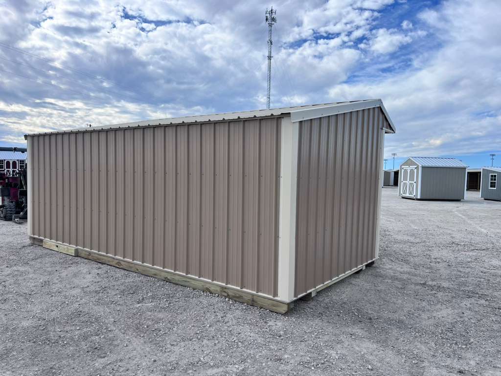 10x20 Metal Run-in Shed #7532