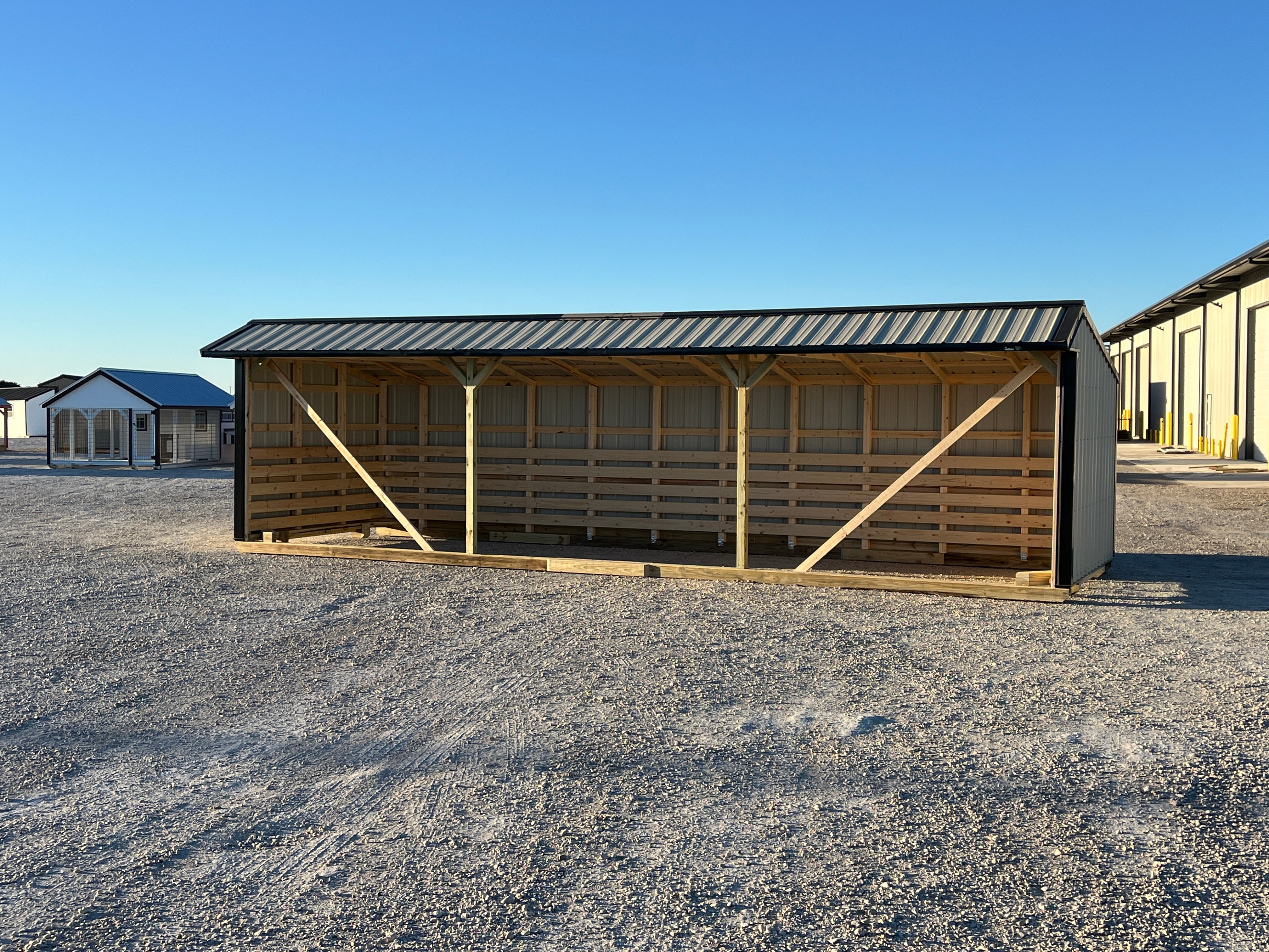 10x32 Metal Run-in Shed #7534