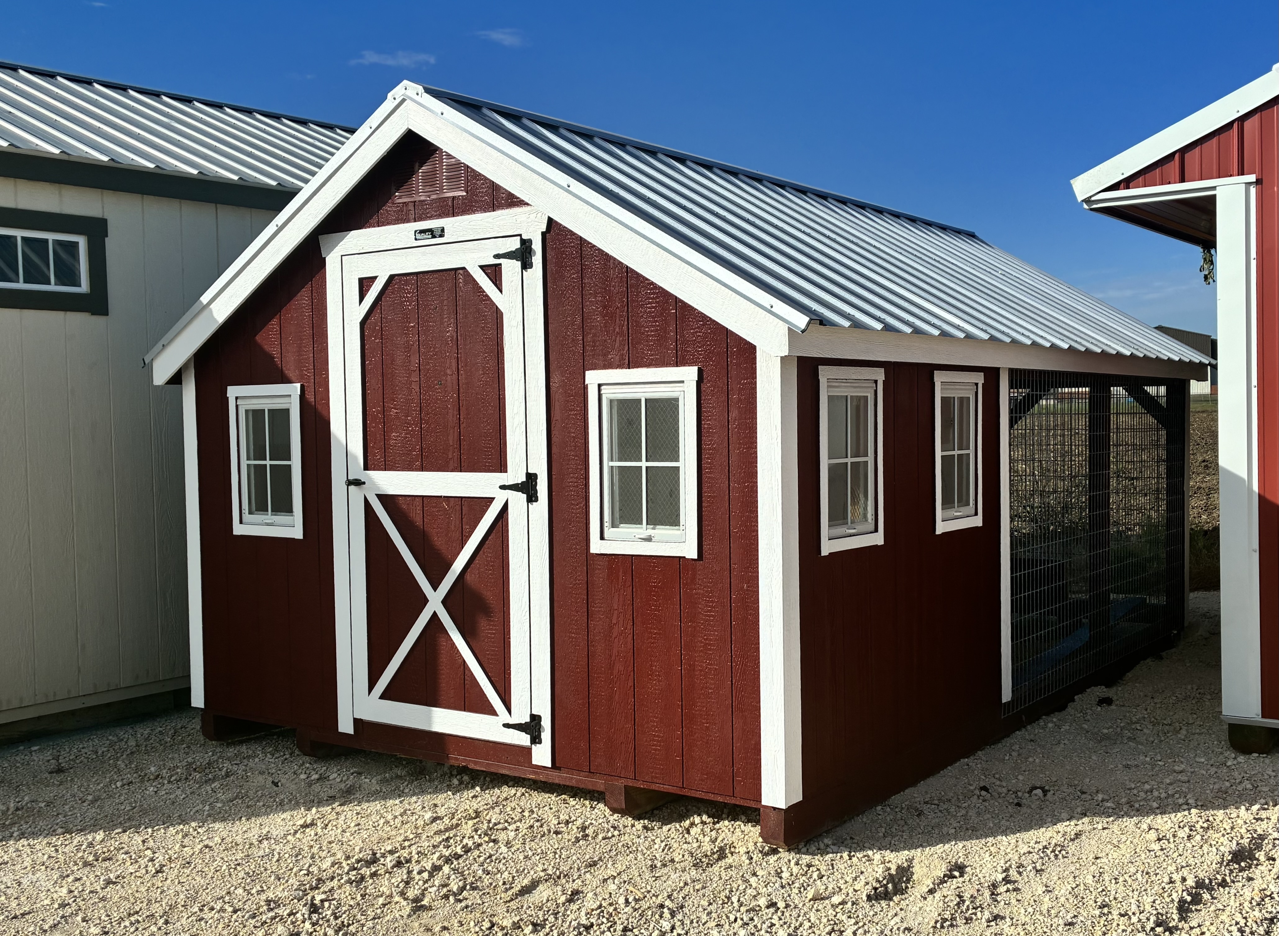 10x16 Chicken Coop #8567