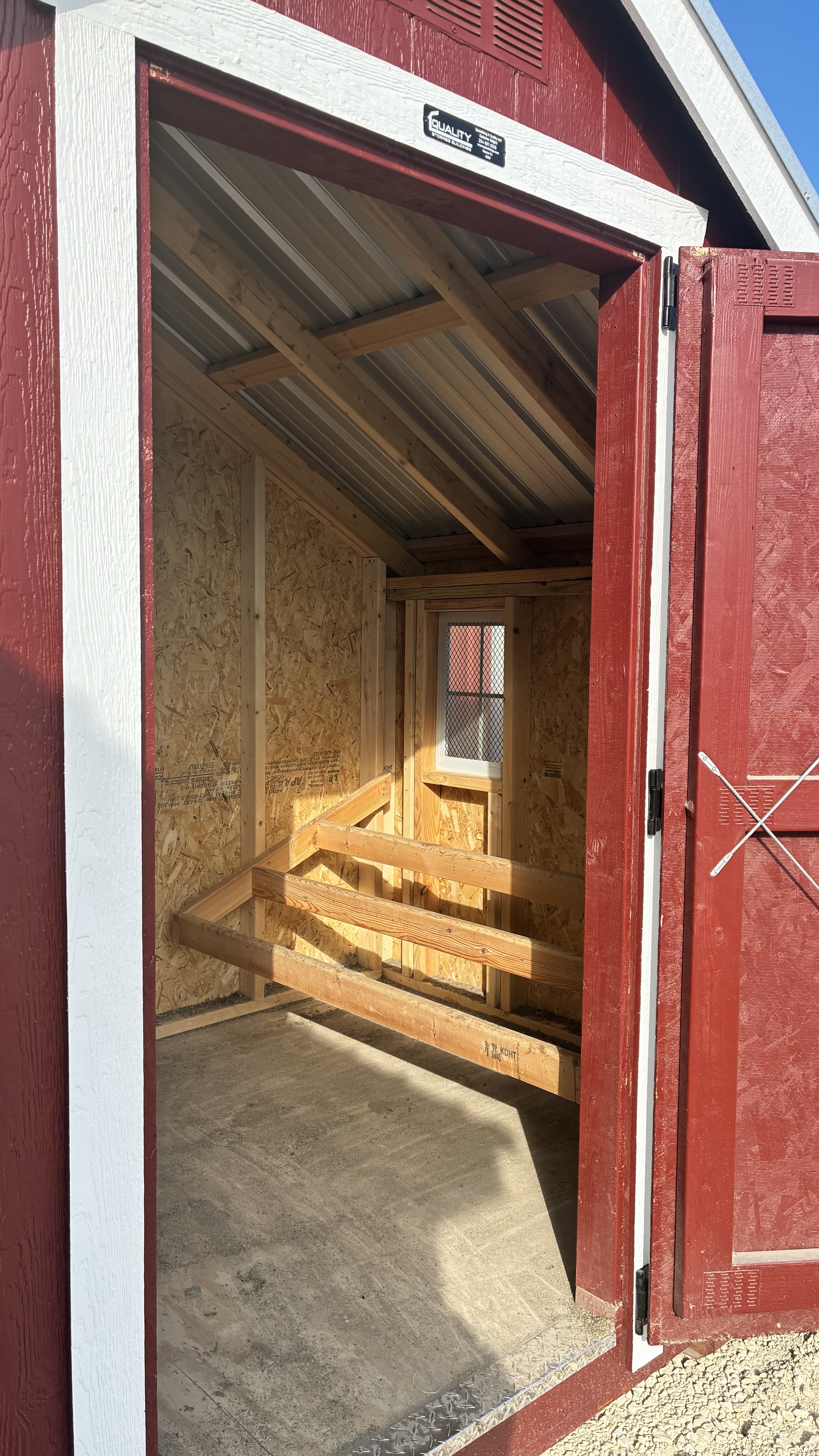 10x16 Chicken Coop #8567