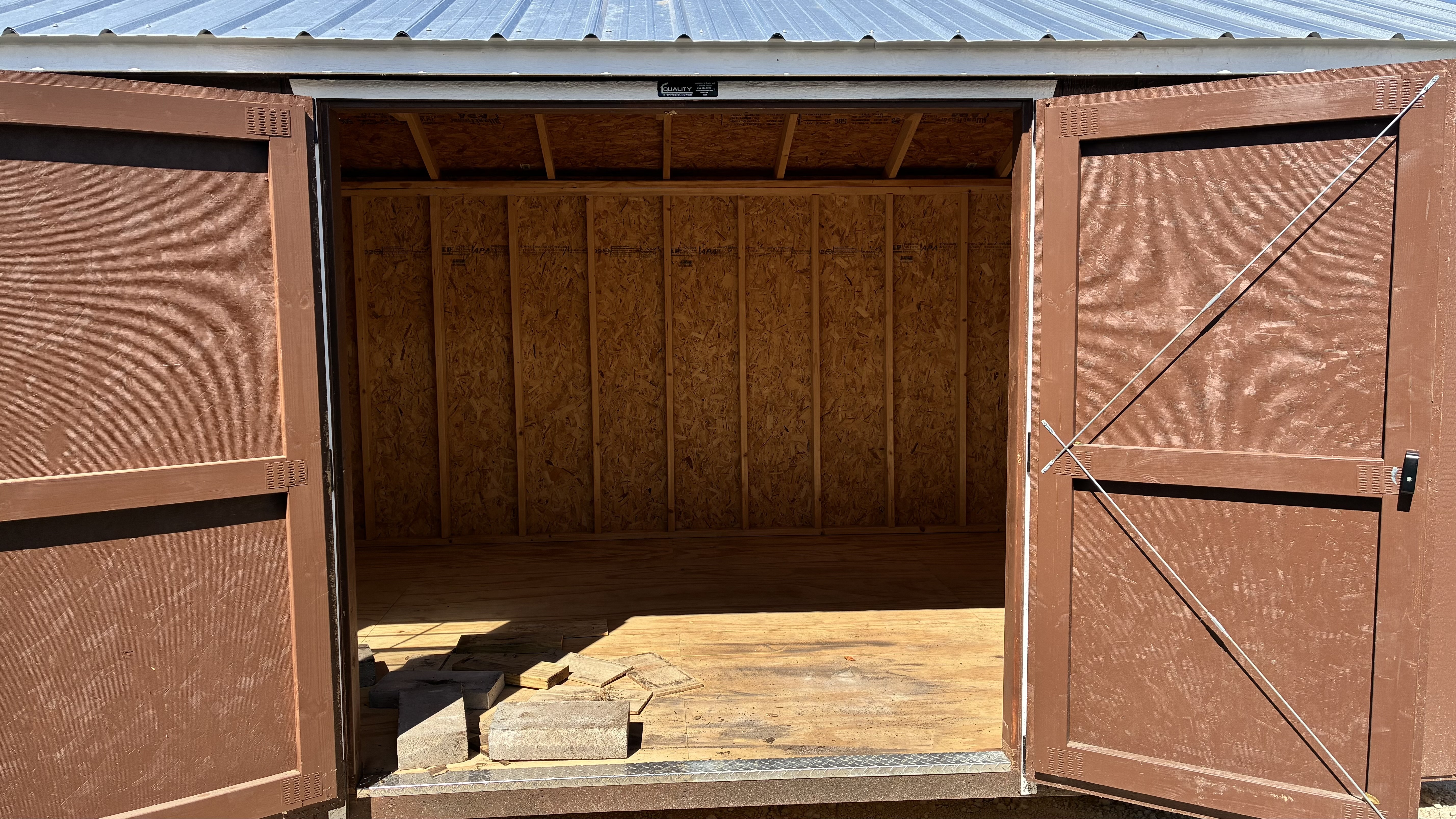 10x16 Garden Shed #8325