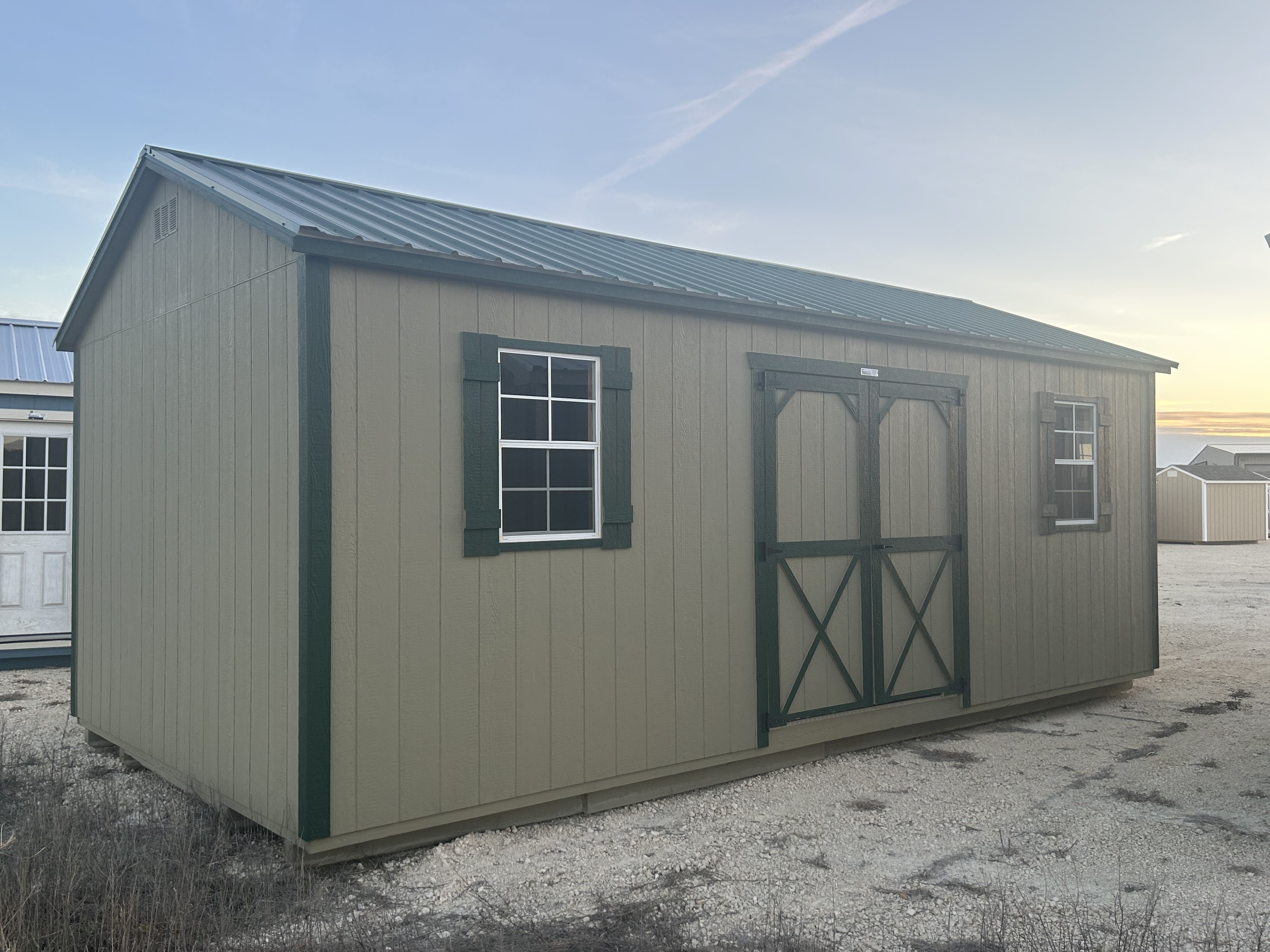 12x24 Elite Garden Shed #4604