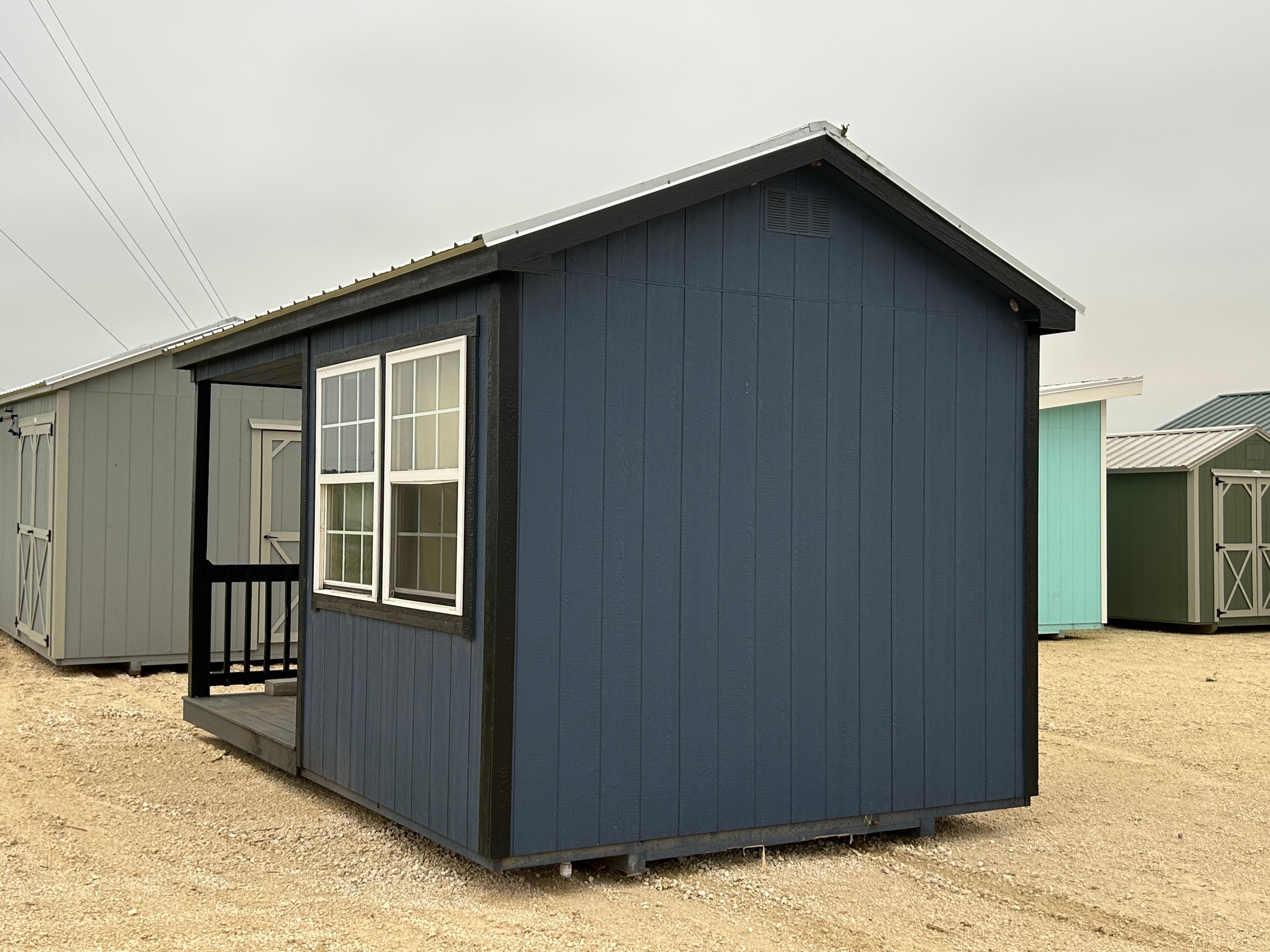 10x16 Gable Cabin w/Porch #3445