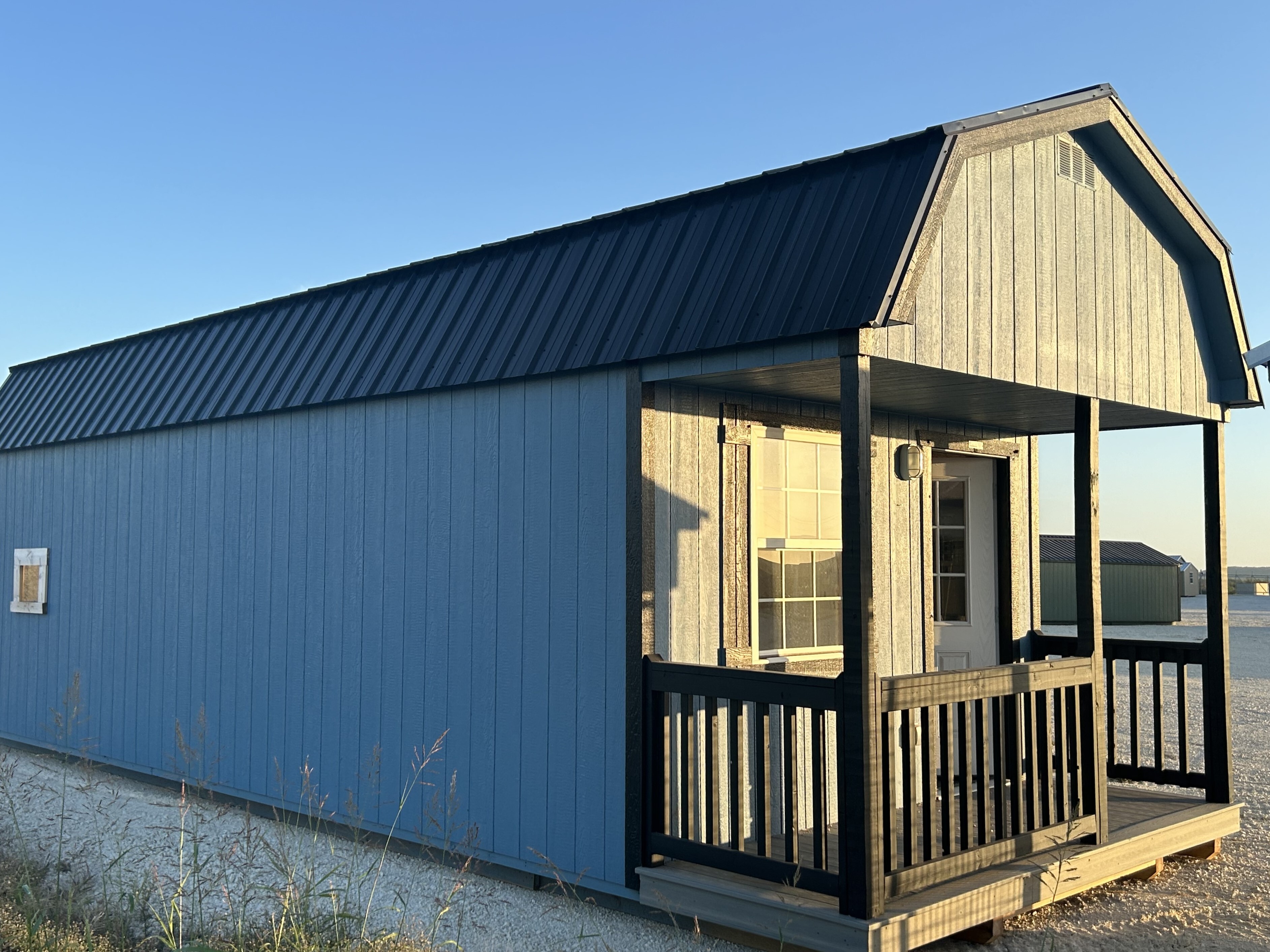12x32 Lofted Cabin Shell w/Porch #5020