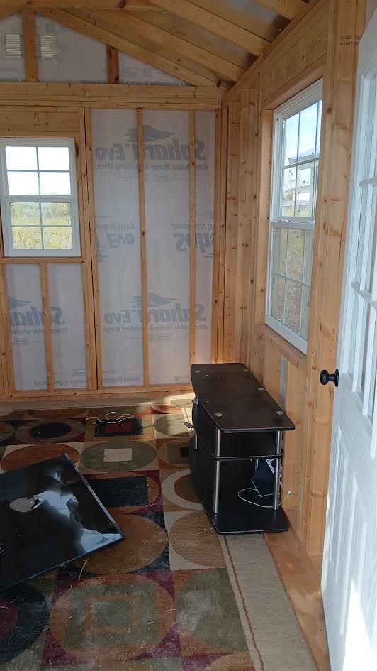 10X16 Gable Cabin w/Porch #5451