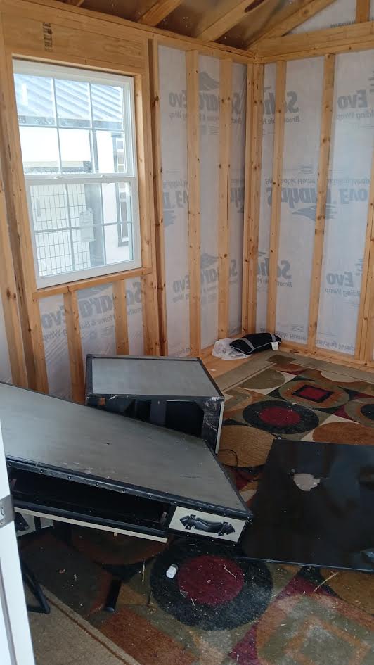 10X16 Gable Cabin w/Porch #5451