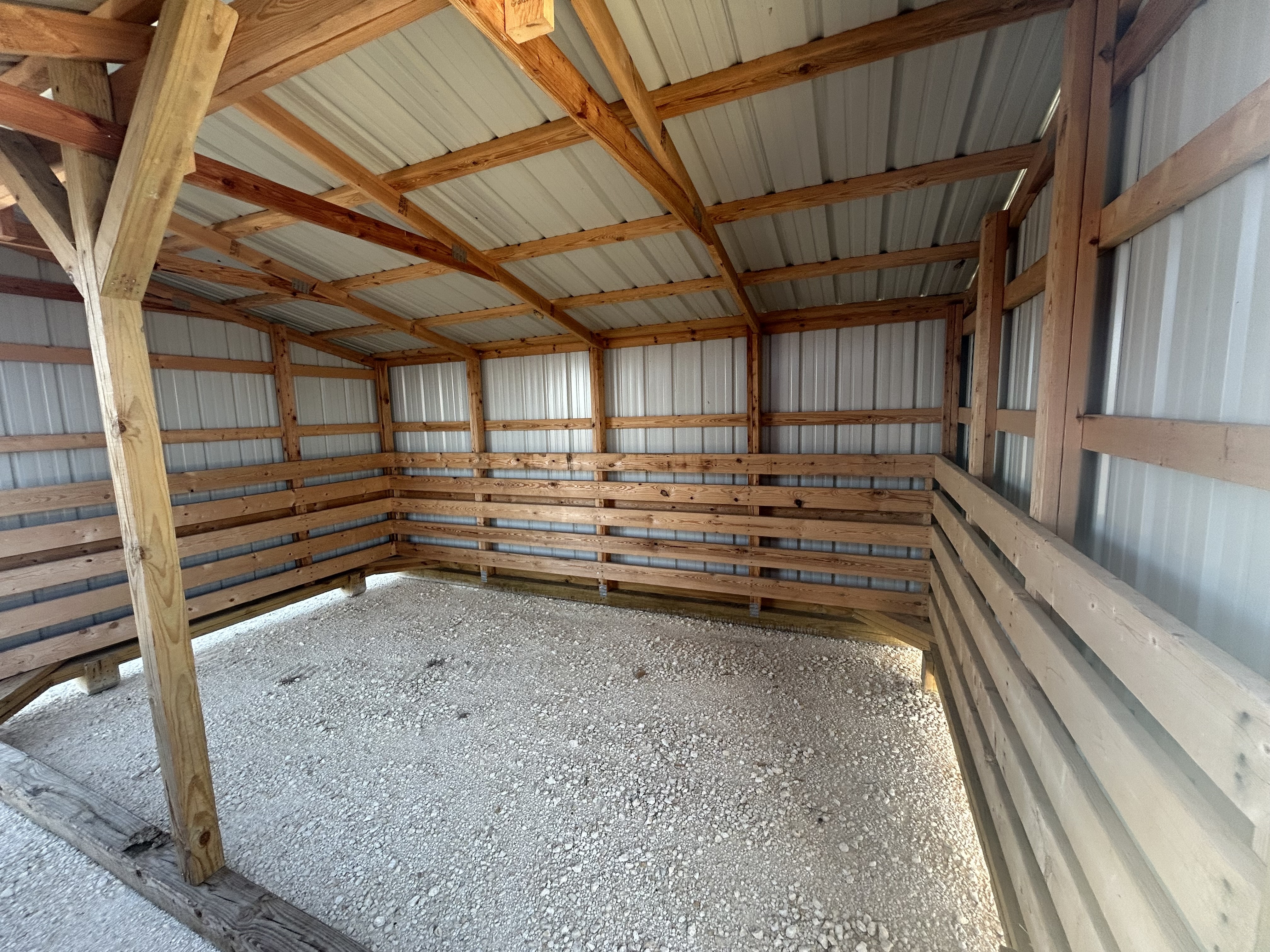 10x16 Metal Run-in Shed #5927