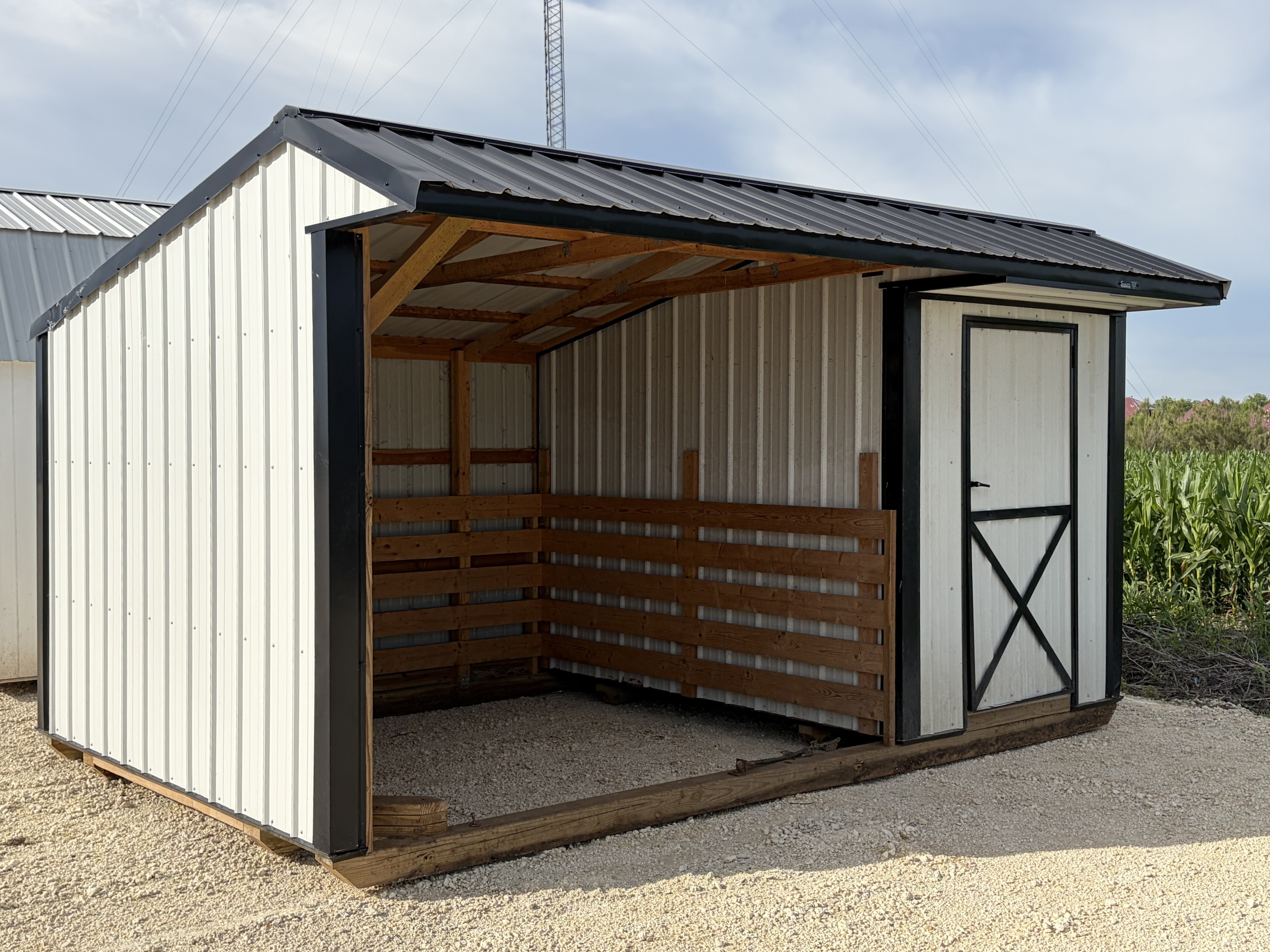 10x16 Run-in Shed w/Tack Room #6639