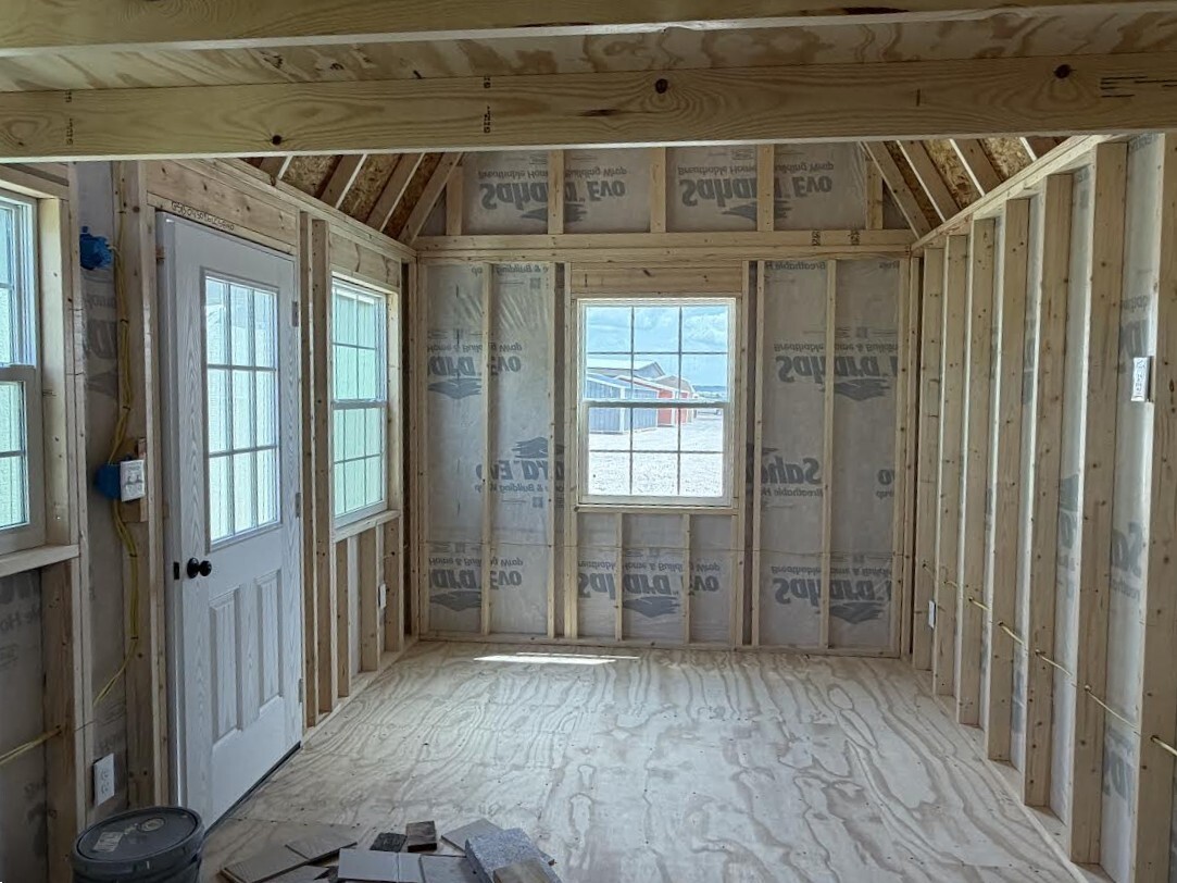 10x20 Lofted Cabin Shell #8140