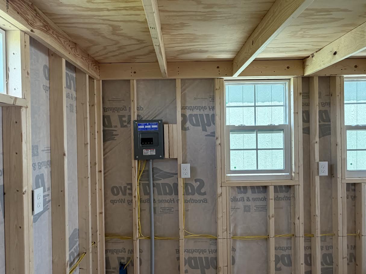 10x20 Lofted Cabin Shell #8140