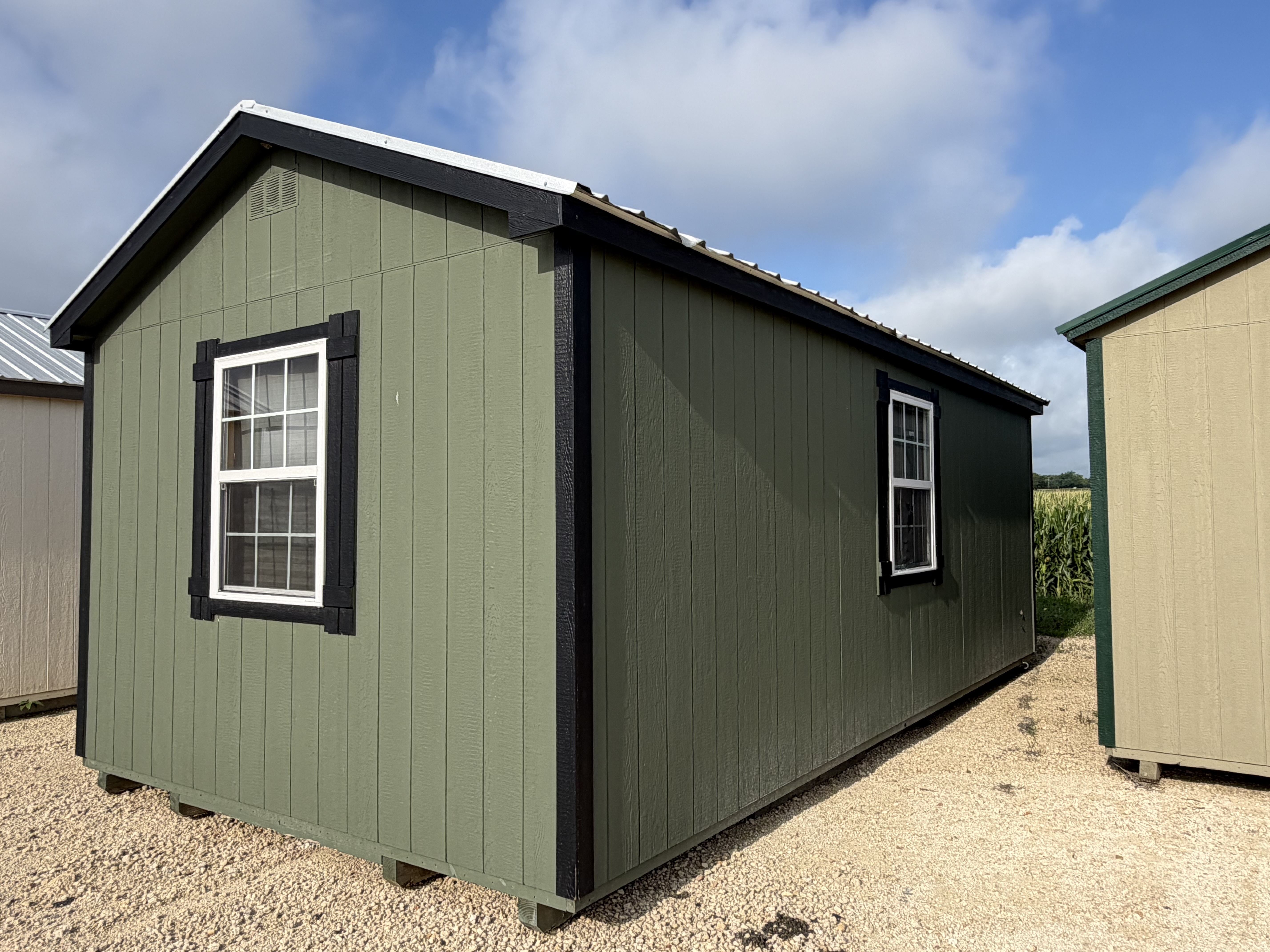 12x24 Gable Cabin w/Porch #4490