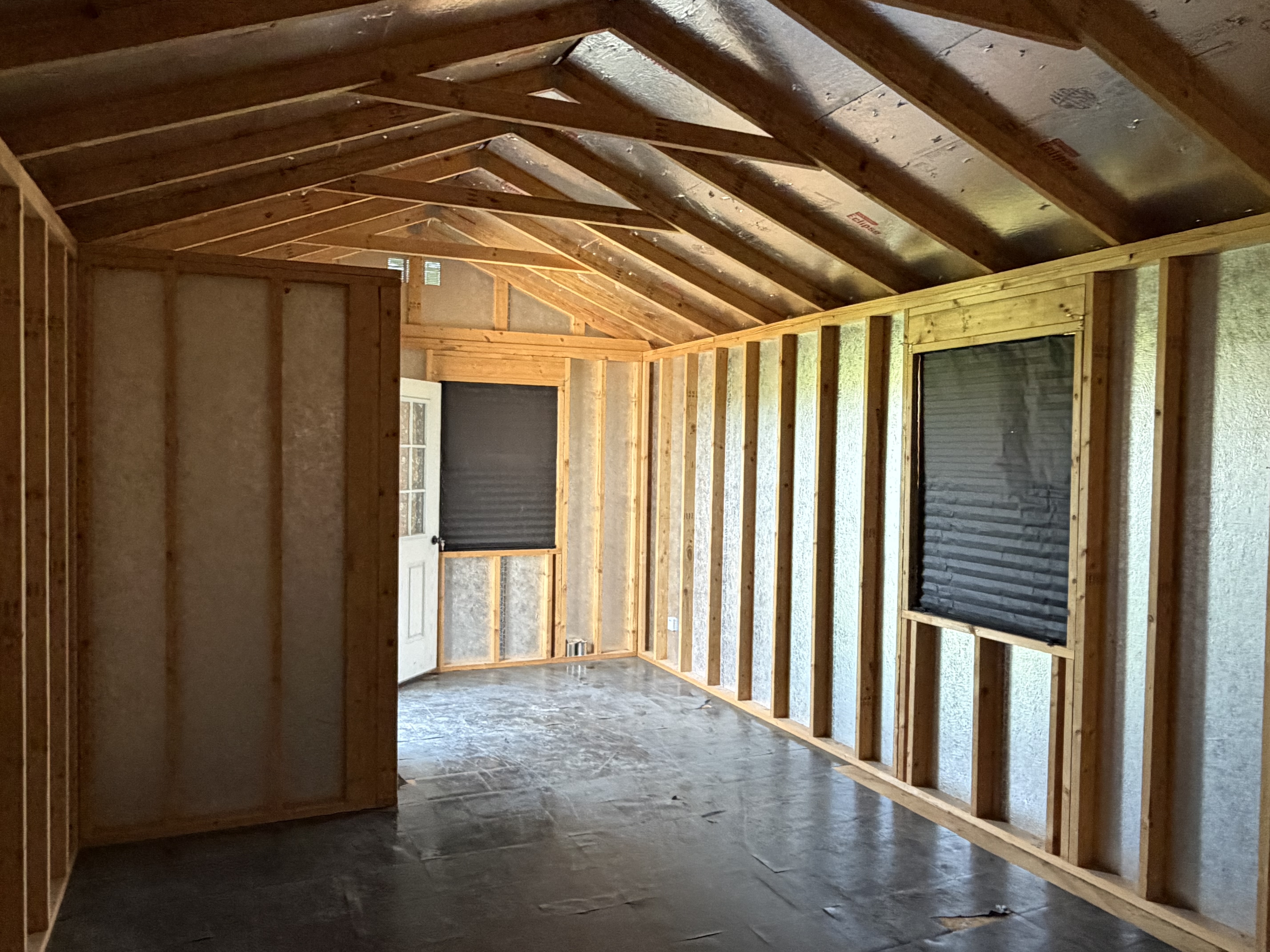 12x24 Gable Cabin w/Porch #4490