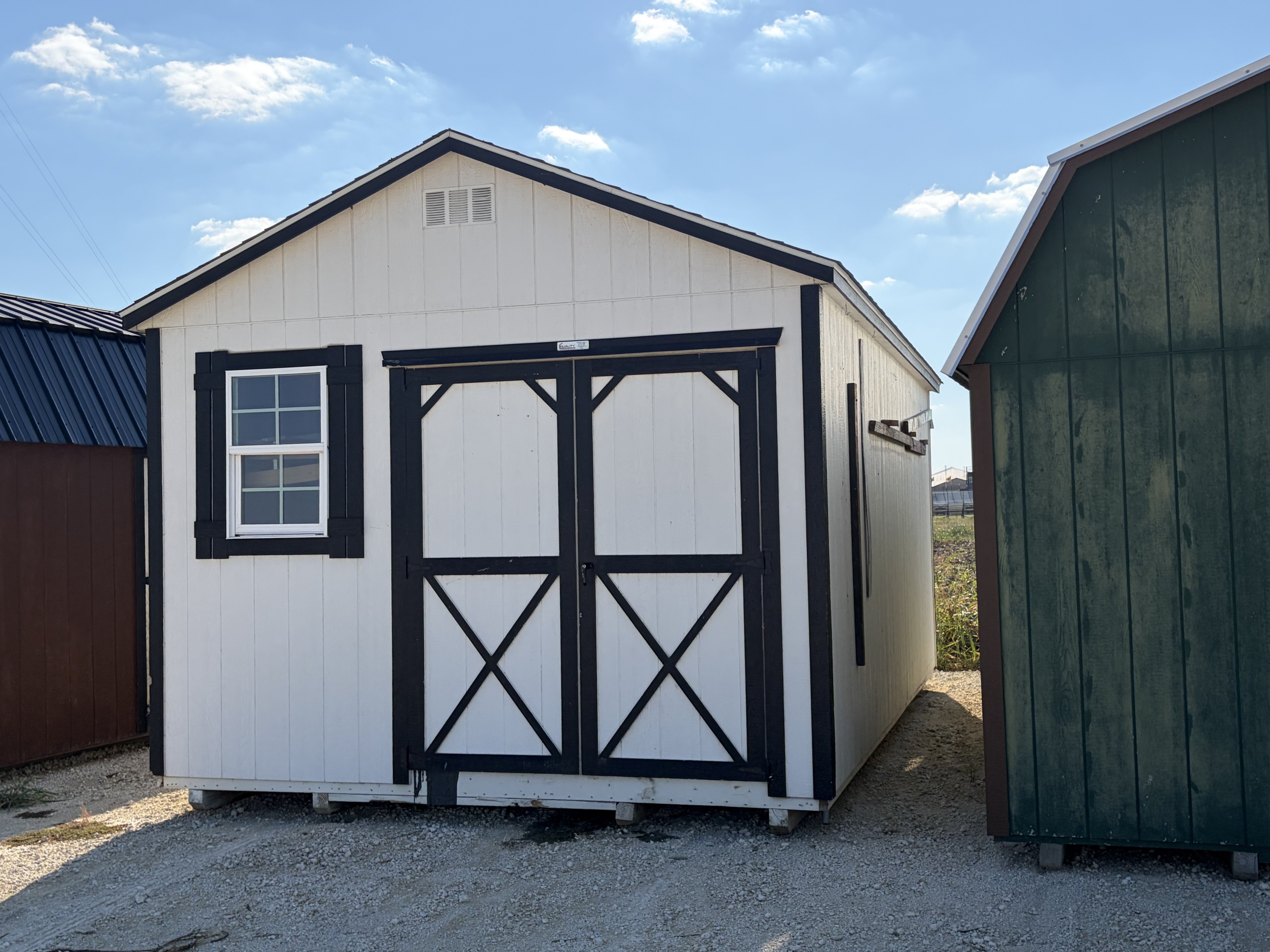 12x20 Elite Garden Shed #4574