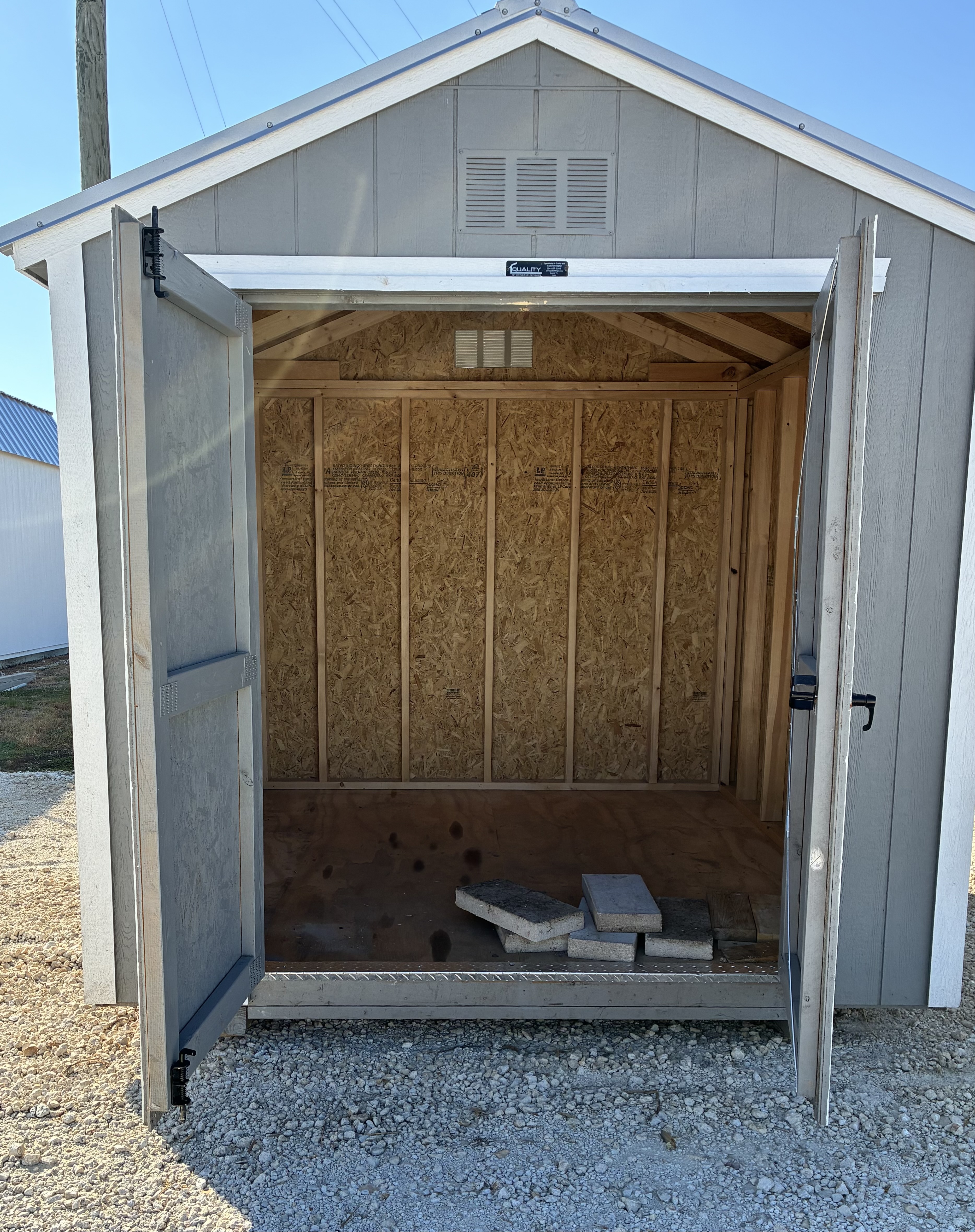 8x8 Utility Shed #7466